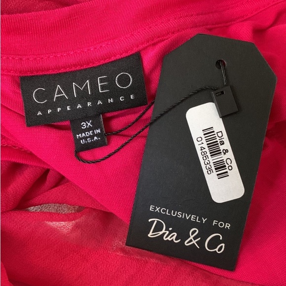 Cameo Appearance Blouse Double Layered Pink Tank Top 100% Rayon women’s 3X NEW - Picture 8 of 12